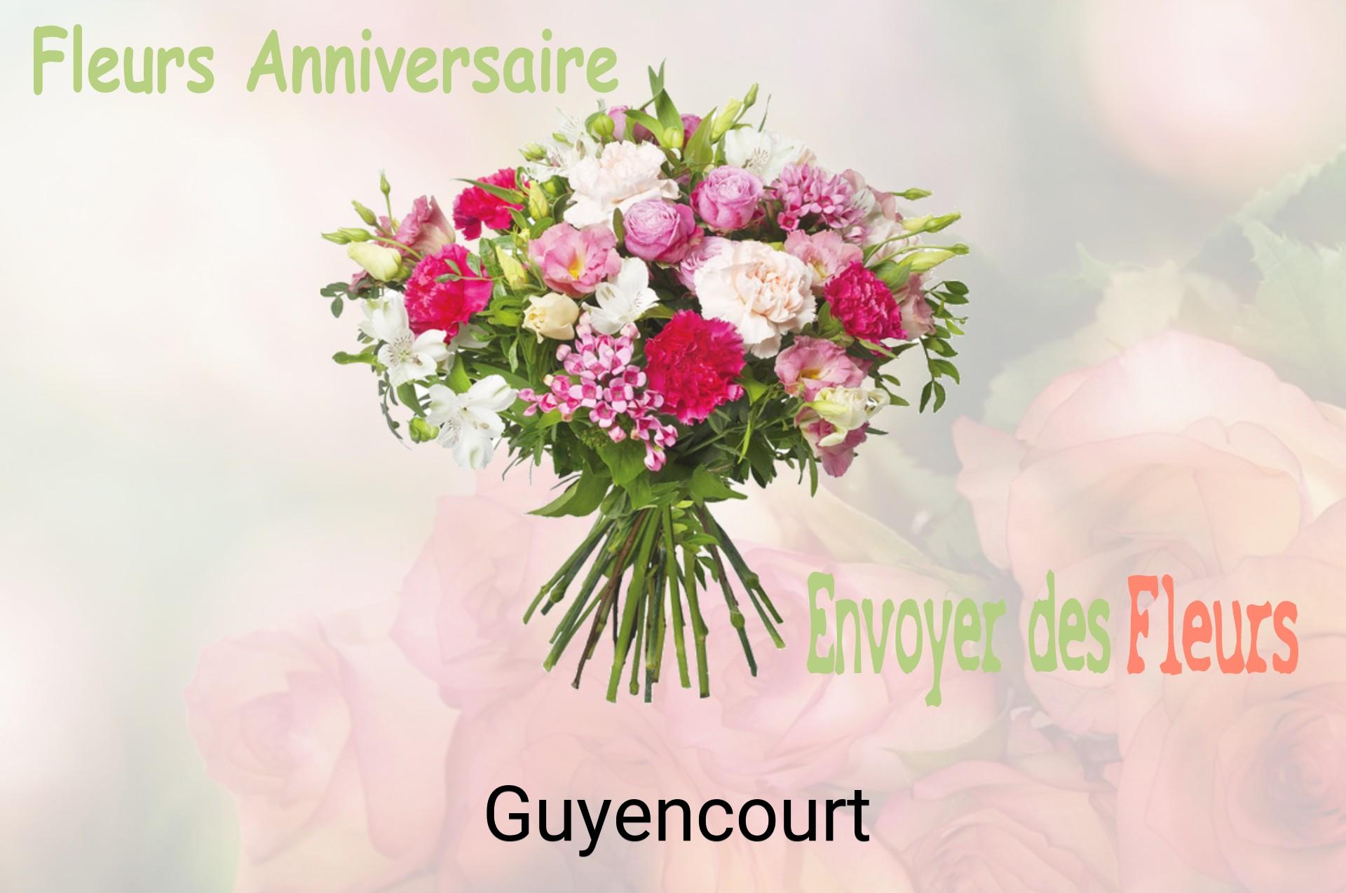 Bouquet de fleurs d’anniversaire livré à Guyencourt