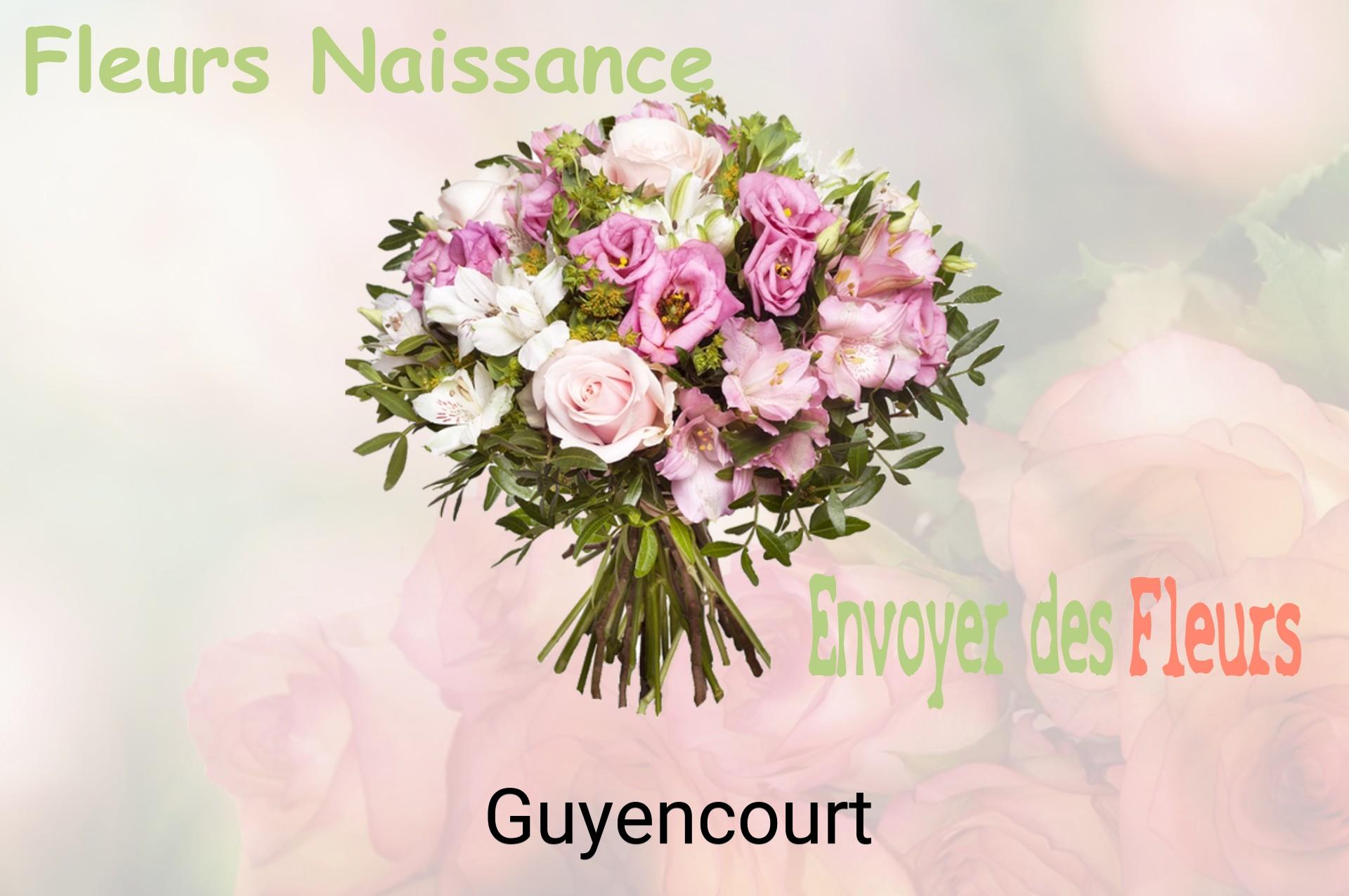 Bouquet de fleurs de naissance livré à Guyencourt